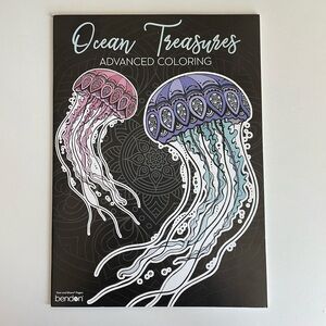 Bendon - Ocean Treasures Advanced Coloring Book - Tear & Share Pages - Detailed